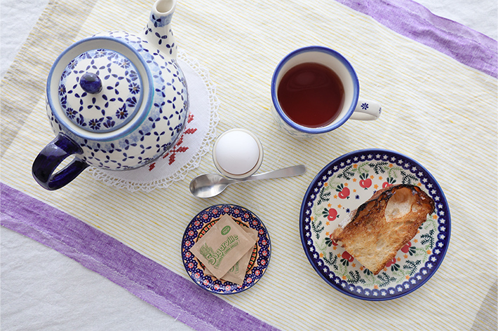 ティーポット・ポーリッシュポタリー(ポーランド食器)