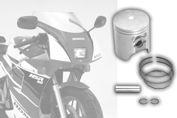 K-PIT PISTON KIT FOR NSR80
