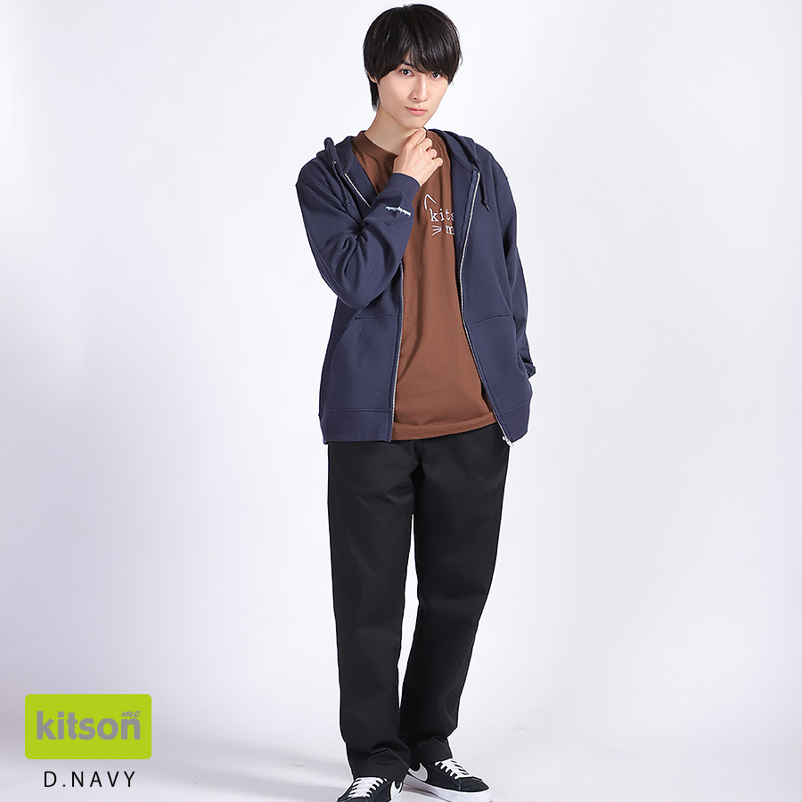 飯島颯 × Kitson me コラボZIPパーカー