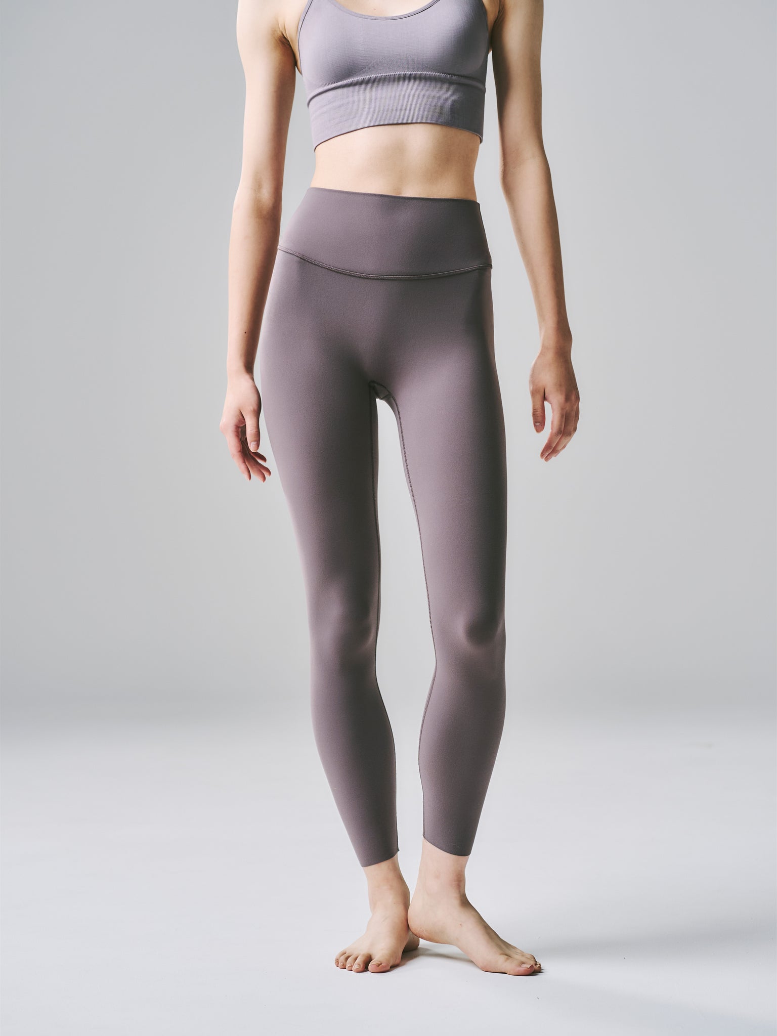 レギンス Yラインカバー ハイウエスト ライクラ素材 ボディシェープ