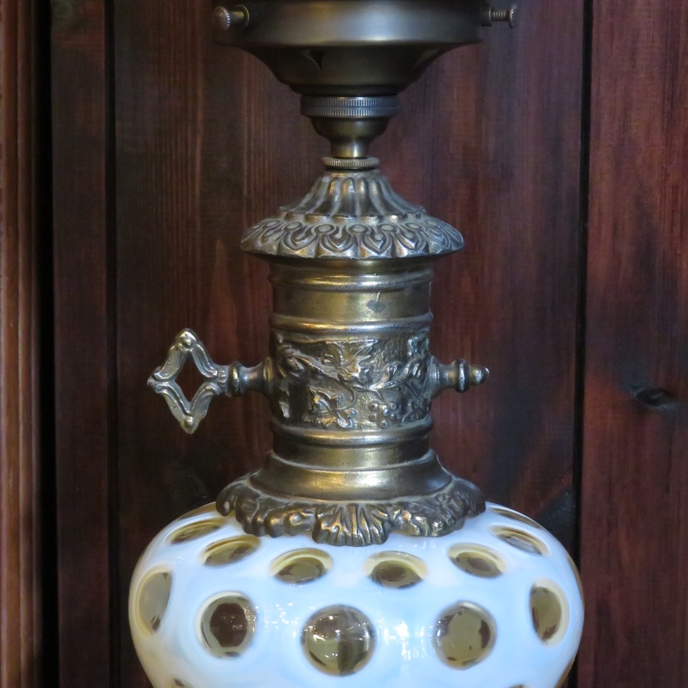 アメリカ ヴィンテージ フェントン コインドット トパーズ オイル