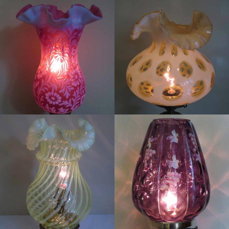 アメリカ FENTON テーブルランプ | キヤアンティークス