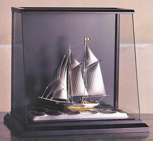 ヨット2本マスト | 銀製品 | 清田工芸