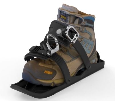 小さくても本格的なスキーが楽しめる靴型のスキーが帰ってきた