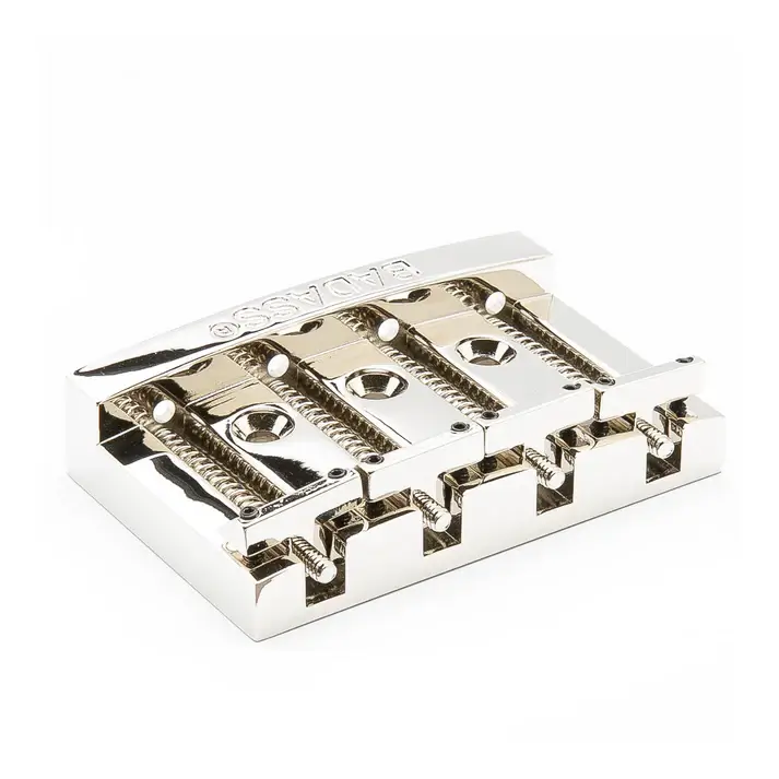 Leo Quan Badass I Bass Bridge, 4 String (Chrome) [BB-3341-010