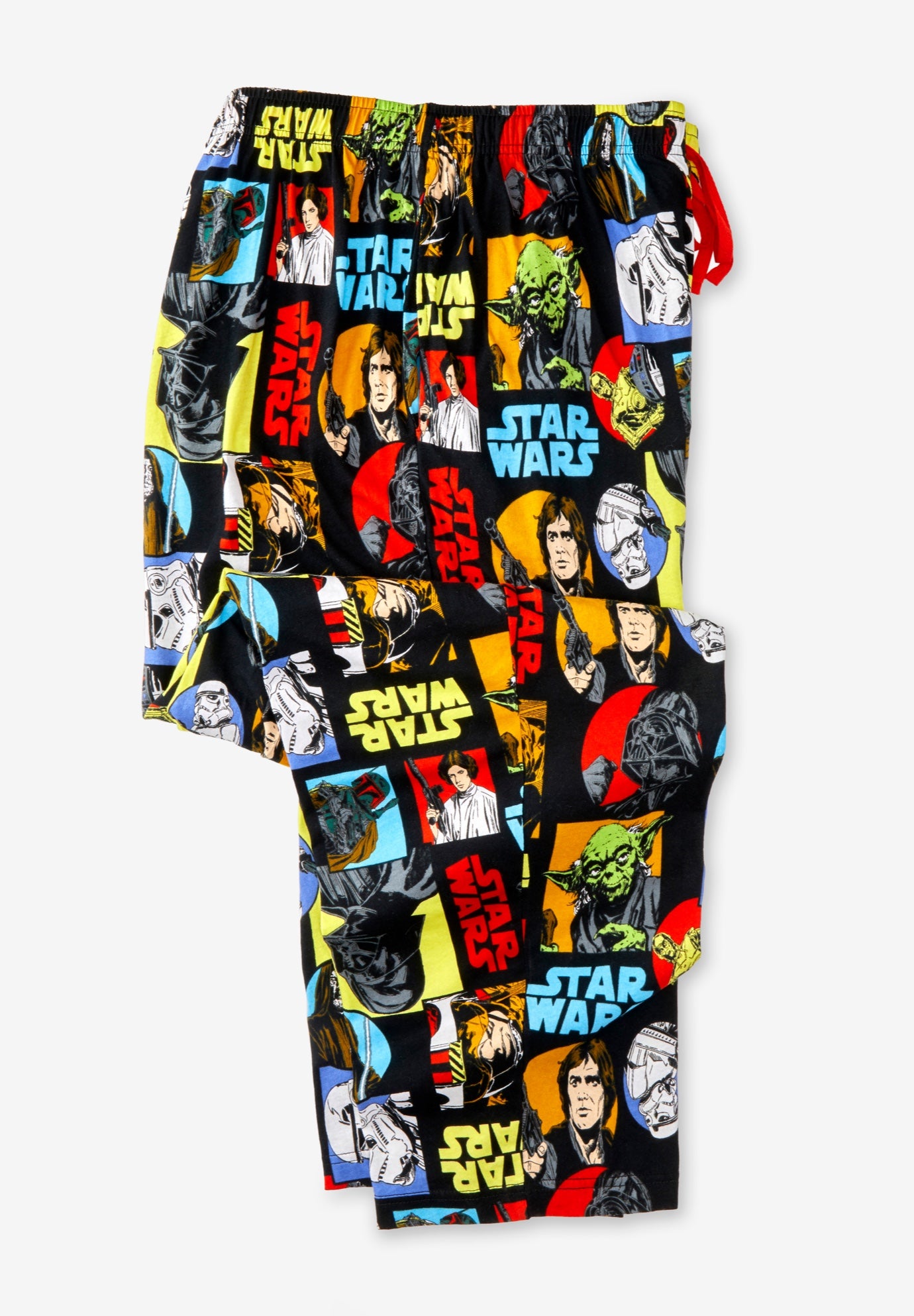 Licensed Novelty Pajama Pants - Fun Cotton Jersey, Retro Star Wars