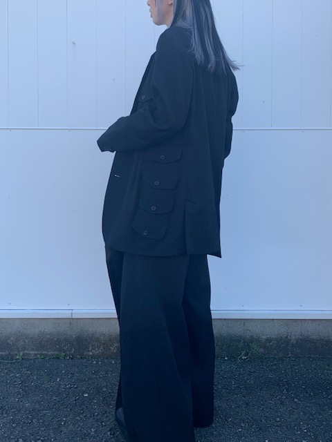 YOHJI YAMAMOTO pour homme 】左前二重フラップジャケット 【買取入荷