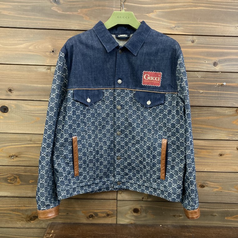 GUCCI/グッチ】エコウォッシュドオーガニックGGデニムジャケット