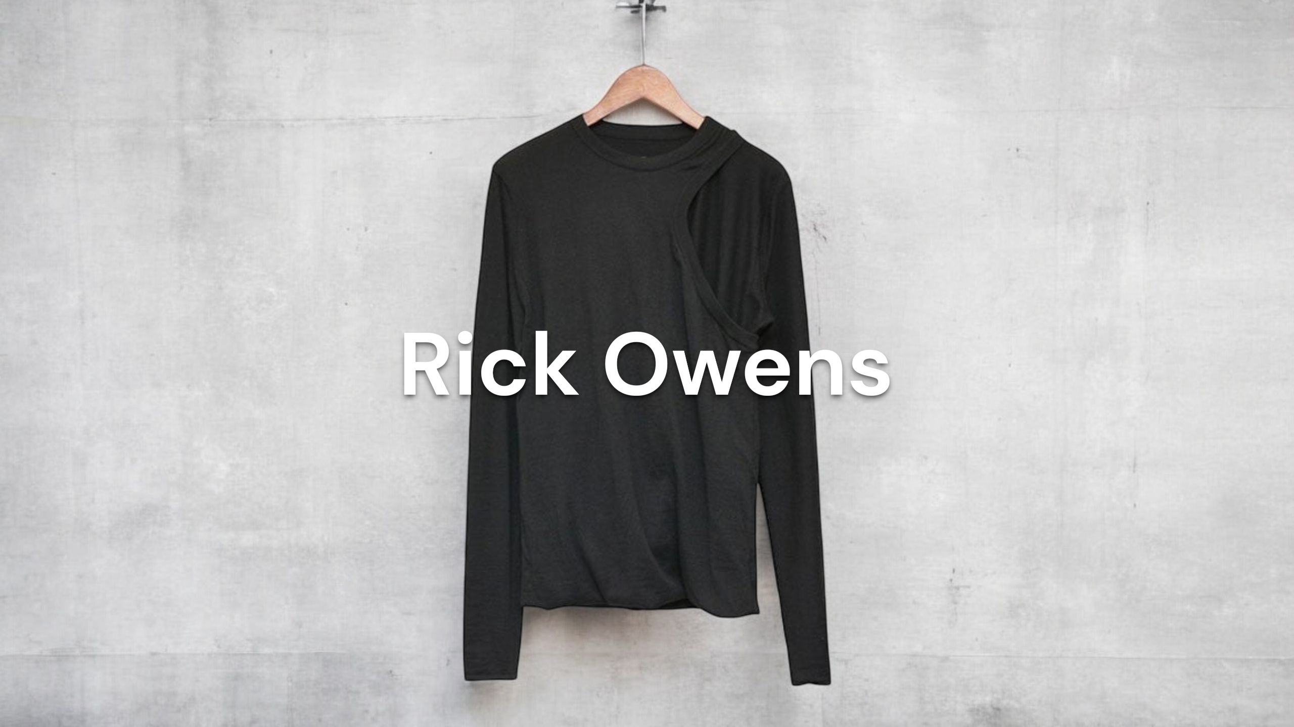 新入荷】Rick Owens アシンメトリー変形セーター RU21S6606-M