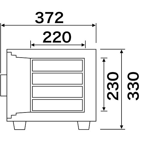 ダイヤセーフ Diamond Safe 耐火金庫＜テンキー＞緊急解錠付 MEK30-4