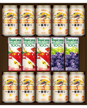 キリン一番搾り生ビール」と「キリンビール 晴れ風」を中心に17種類の