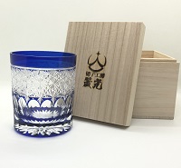 八角籠目ロックグラス - 切子工房 箴光