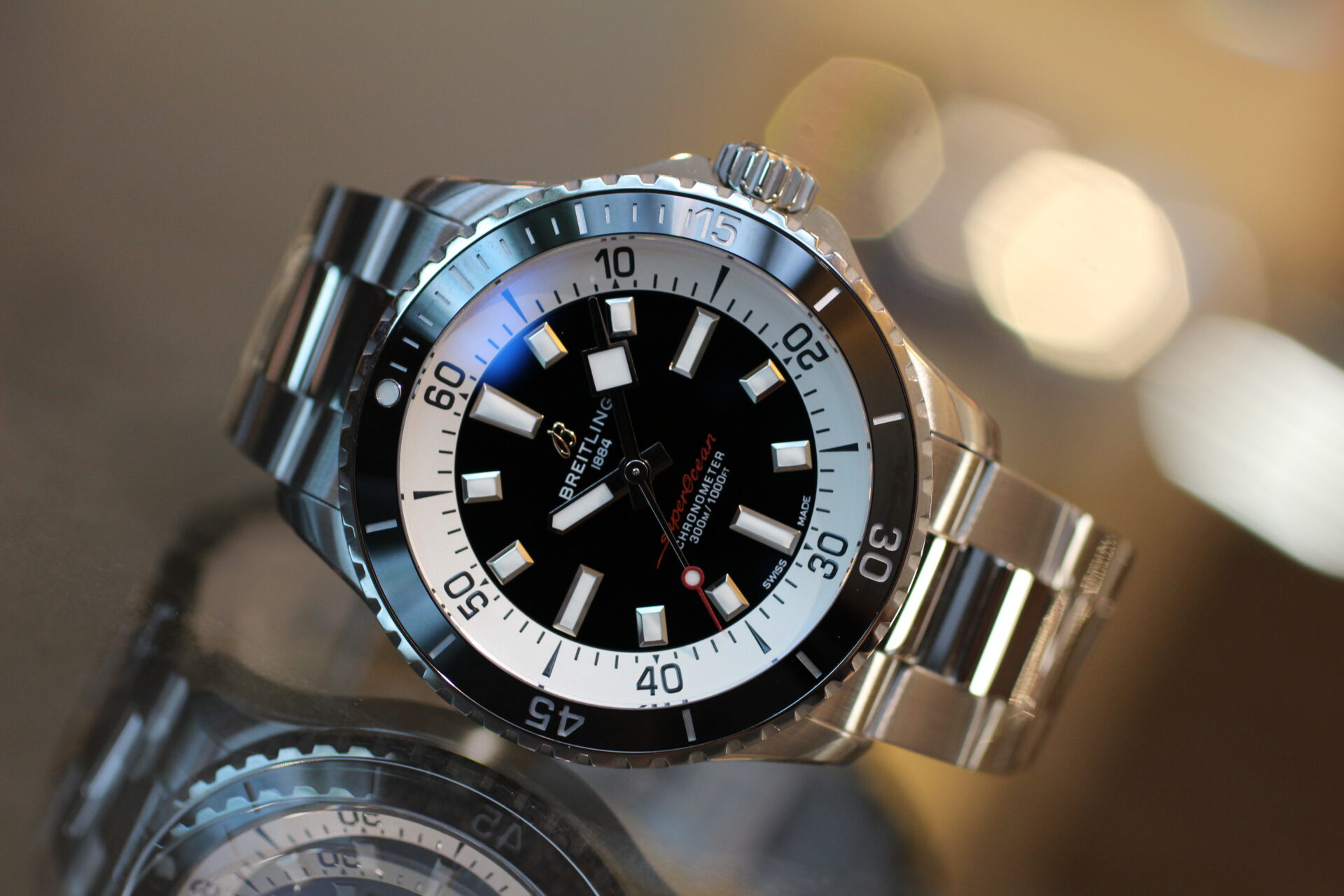 ブライトリング】スーパーオーシャン オートマチック 42 黒文字盤 SS