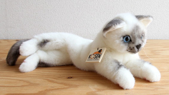 ケーセン ねそべり猫（小）ヒマラヤン | krtek select toys
