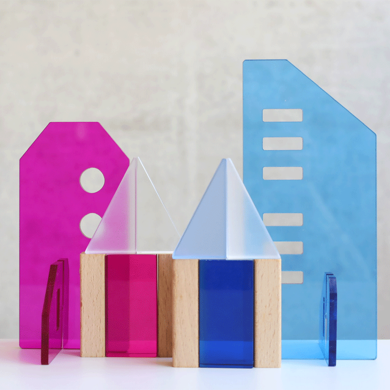 デュシマ 【アクリル積木】：LUXYブロック Lumiブロック | 遊びと