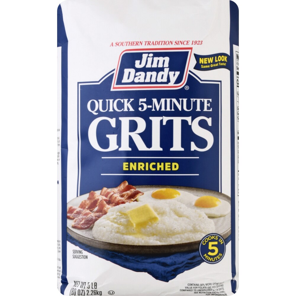 Jim Dandy Quick Grits, 5 lb Bag (80 oz), 5 lb - City Market