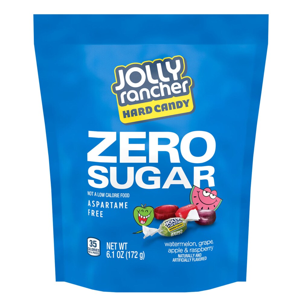 JOLLY RANCHER Zero Sugar Assorted Fruit Flavored Hard Candy Bag