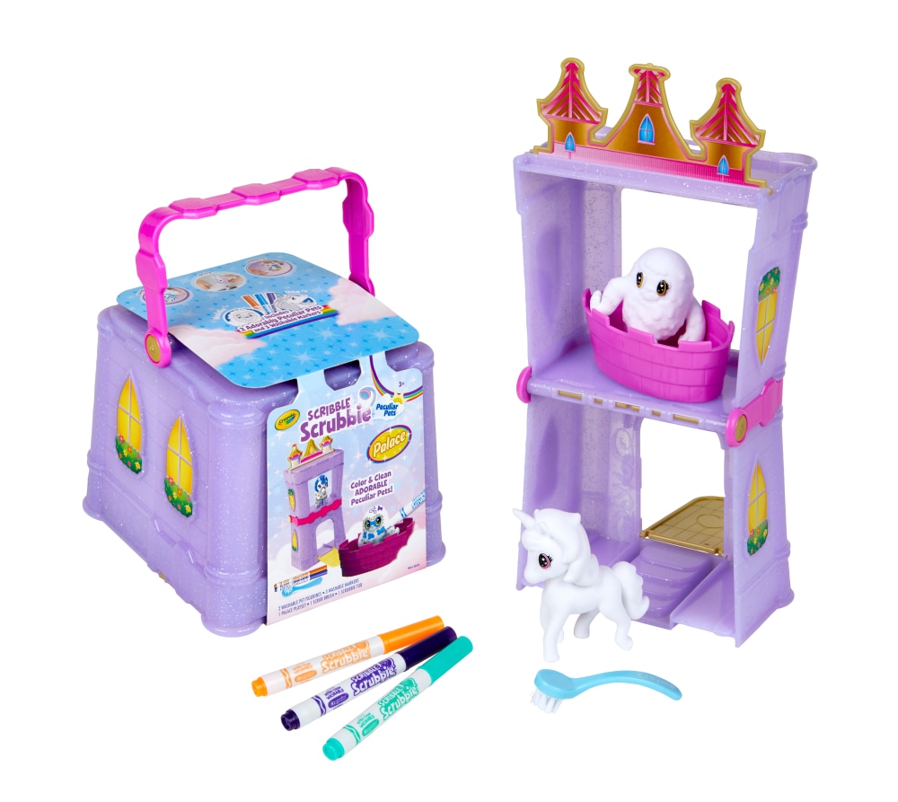 Crayola® Scribbie Scrubble™ Peculiar Pets Palace Activity Toy, 6