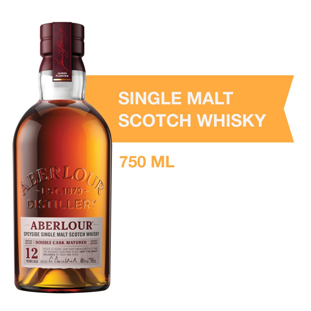 Aberlour Aged 12 Years Double Cask Matured Single Malt Scotch