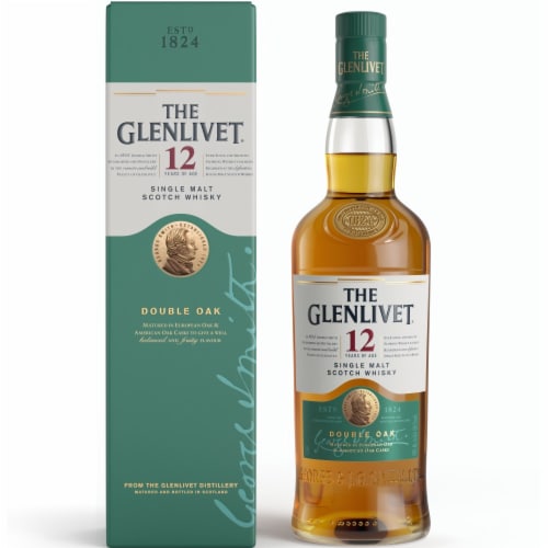 The Glenlivet Aged 12 Years Single Malt Scotch Whisky, 750 ml