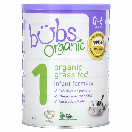 Bubs® Organic Grass Fed Stage 1 Infant Formula, 28.2 oz - Ralphs