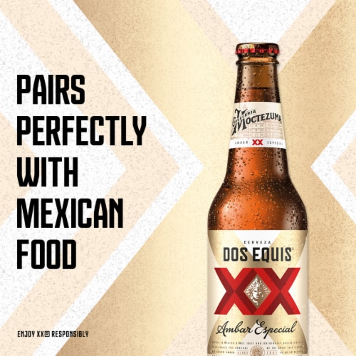 Dos Equis® Ambar Mexican Lager Beer 12 Pack 12 fl oz Bottles, 12