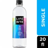 LIFEWTR® Purified with Electrolytes Premium Bottled Water, 20 fl