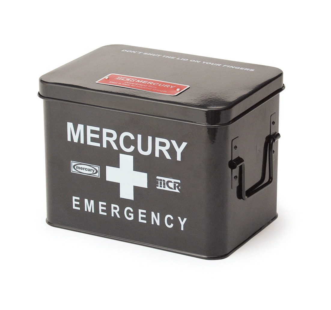 世田谷ベース正式装備品　レスキューチームエマージェンシーキットボックス KEY STONE / マーキュリー＜br/> エマージェンシーボックス ホワイト