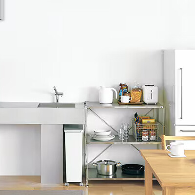 MUJI＋KITCHEN「ステンレスコンパクトキッチン」｜miratap（ミラタップ