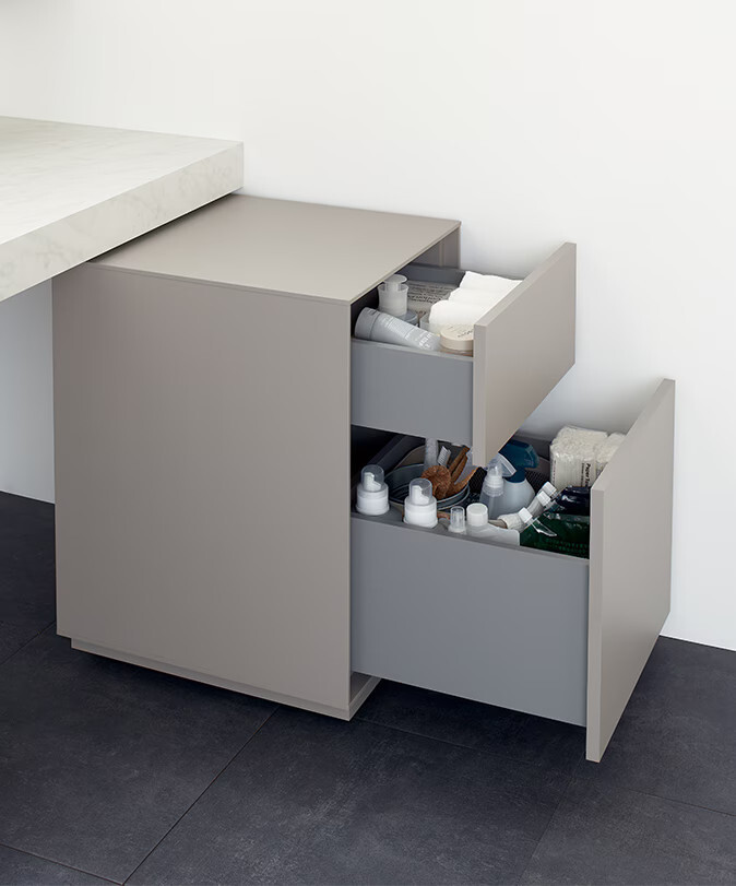 1mm単位でサイズオーダー収納「Pittala ピッタラ」ムーブ（キャスター