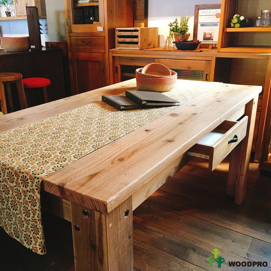 WOODPRO 足場板 古材 テーブル OLD ASHIBA(足場板古材)Aタイプ