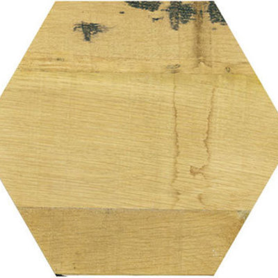 複合フローリング【V12. HEXA-OAK ラフ・クリア】オーク 12mm厚 六角形