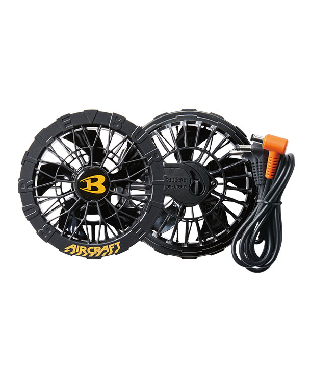 BURTLE AIR CRAFT メタリックゴールドバッテリー+ブラックファンセット