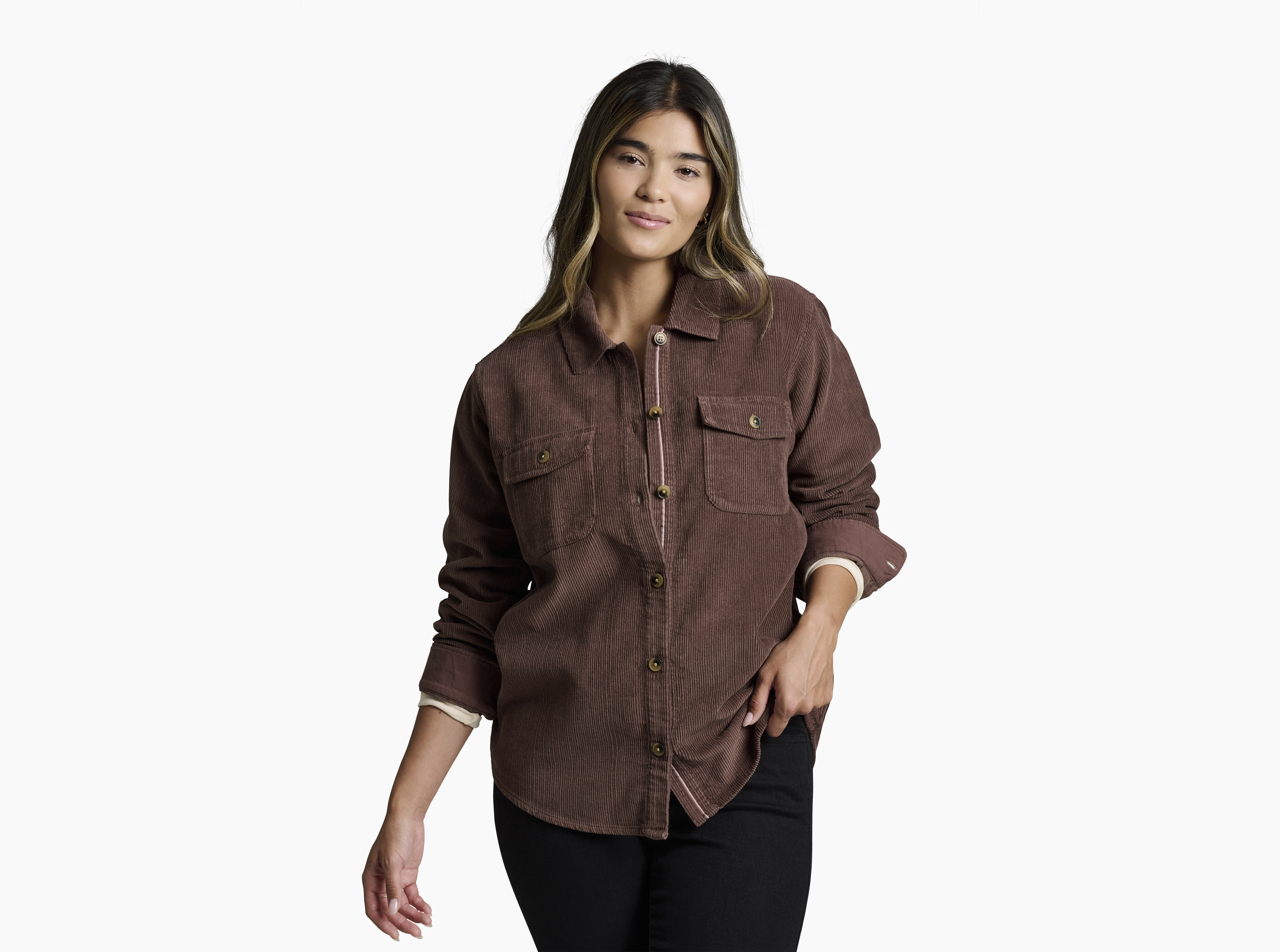 Tallula™ Cord Shirt in Women's Long Sleeve | KÜHL Clothing
