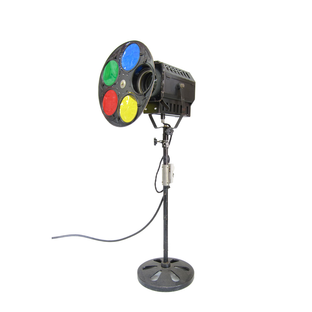 照明 スポットライト ピンスポットライト 500w (カラーフィル：赤・青