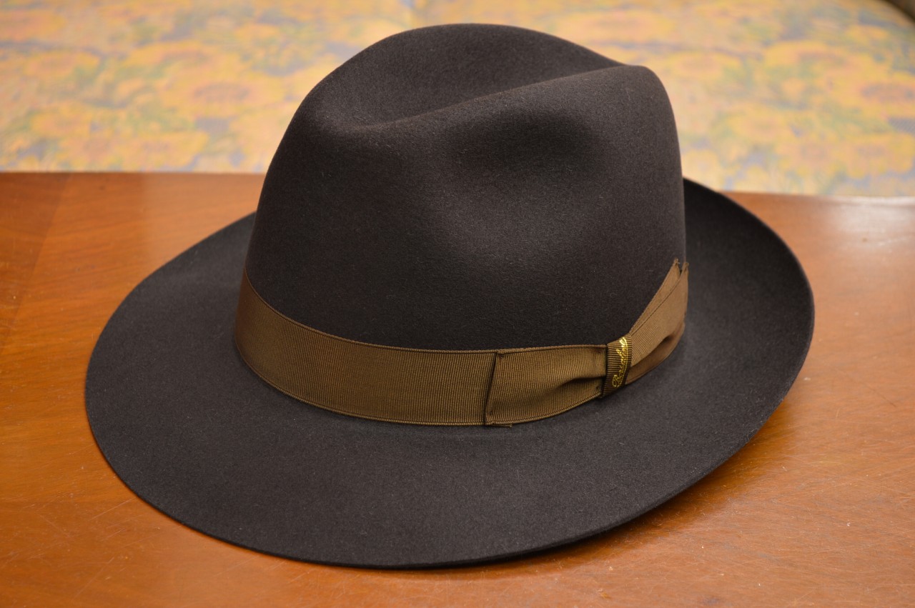 ボルサリーノ QS ファー フェルト ハット つば約6.5cm｜111148 aw