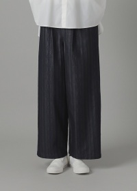 ZUCCa / S デニムチュールエンブロイダリー / パンツ(M navy(13