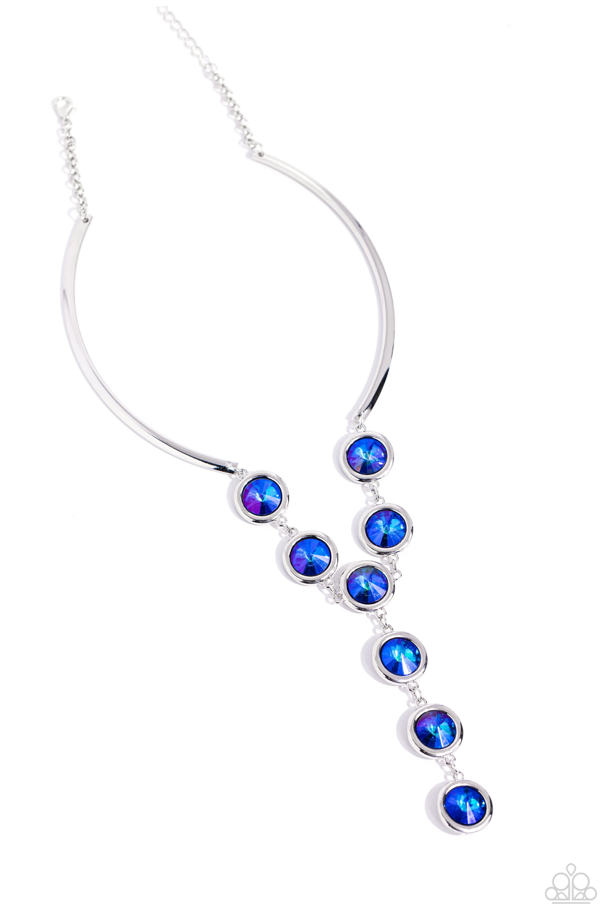 Paparazzi ♥ Cheers to Confidence - Blue ♥ Necklace – LisaAbercrombie