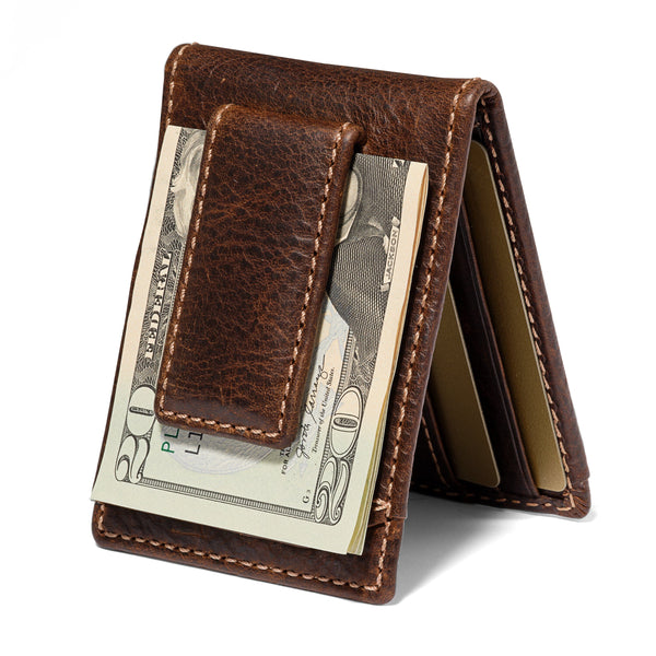 Ivor ID Bifold Front Pocket Money Clip Wallet | House of Jack