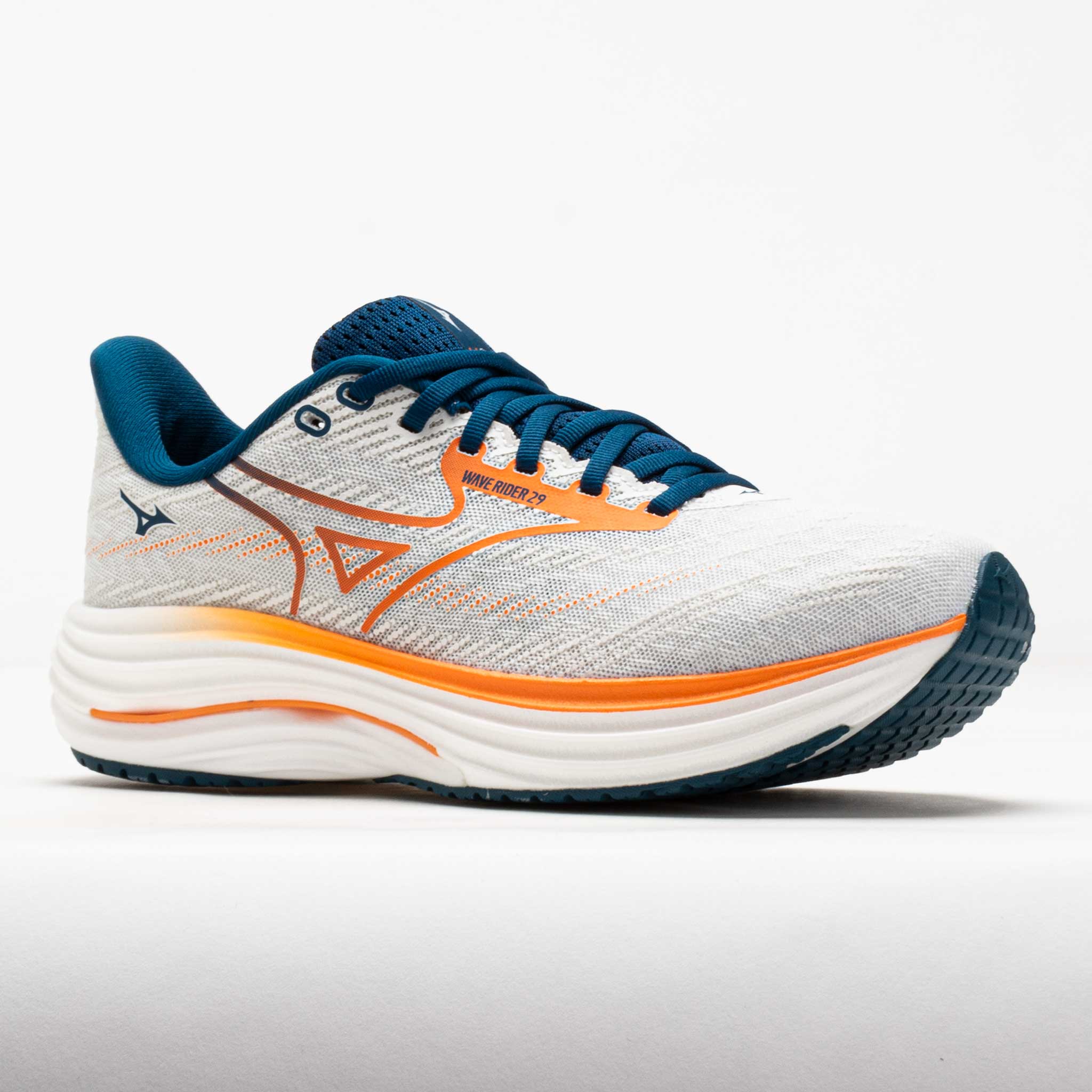 Mizuno Wave Rider 29 Men's White/Autumn Sunset – Holabird Sports