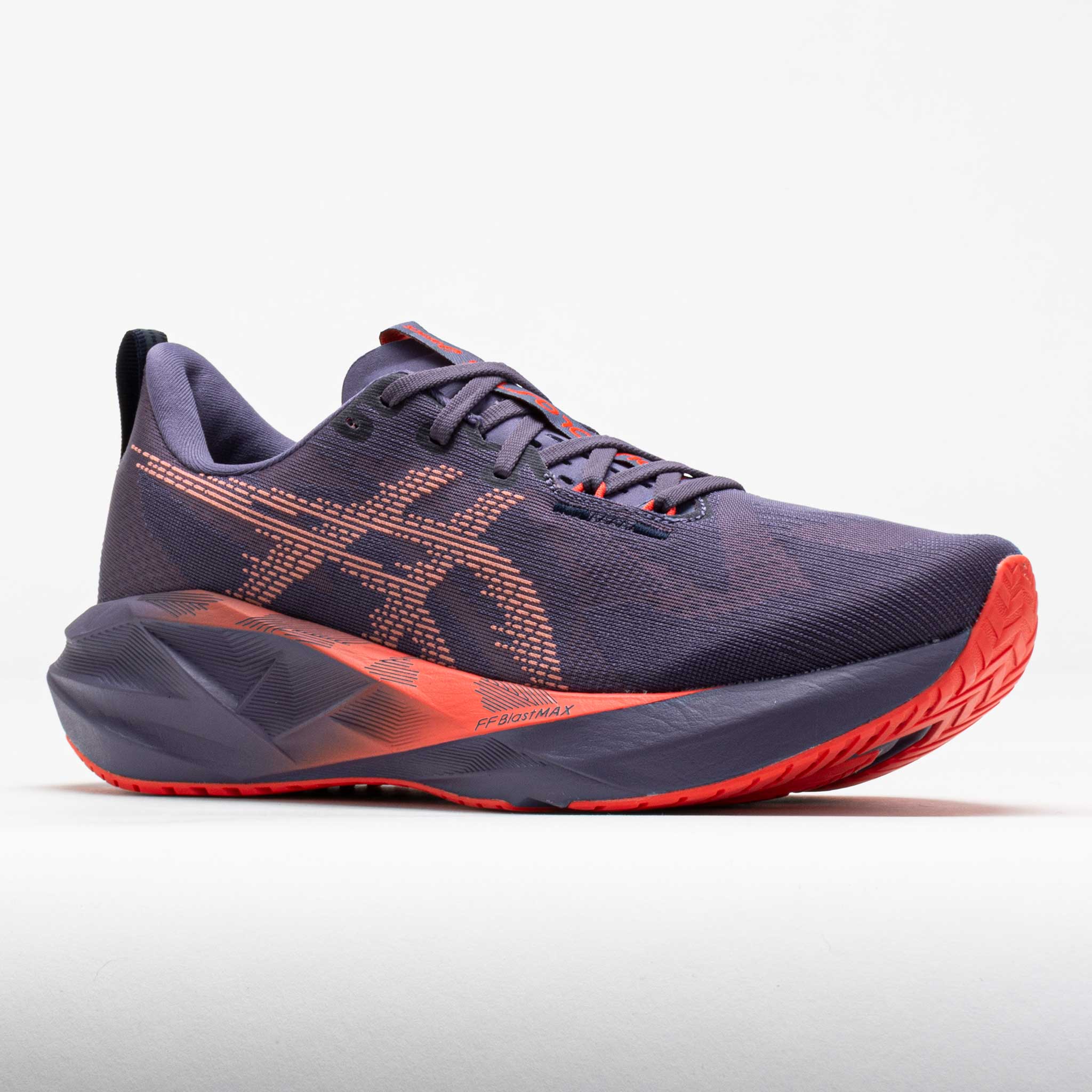 ASICS Novablast 5 Men's Greyish Purple/Coral Reef – Holabird Sports