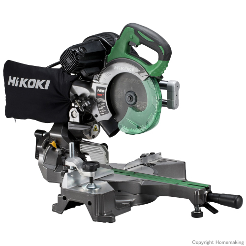 ハイコーキ 165mm 卓上スライド丸のこ 黒鯱チップソー付::C6RSHD(K