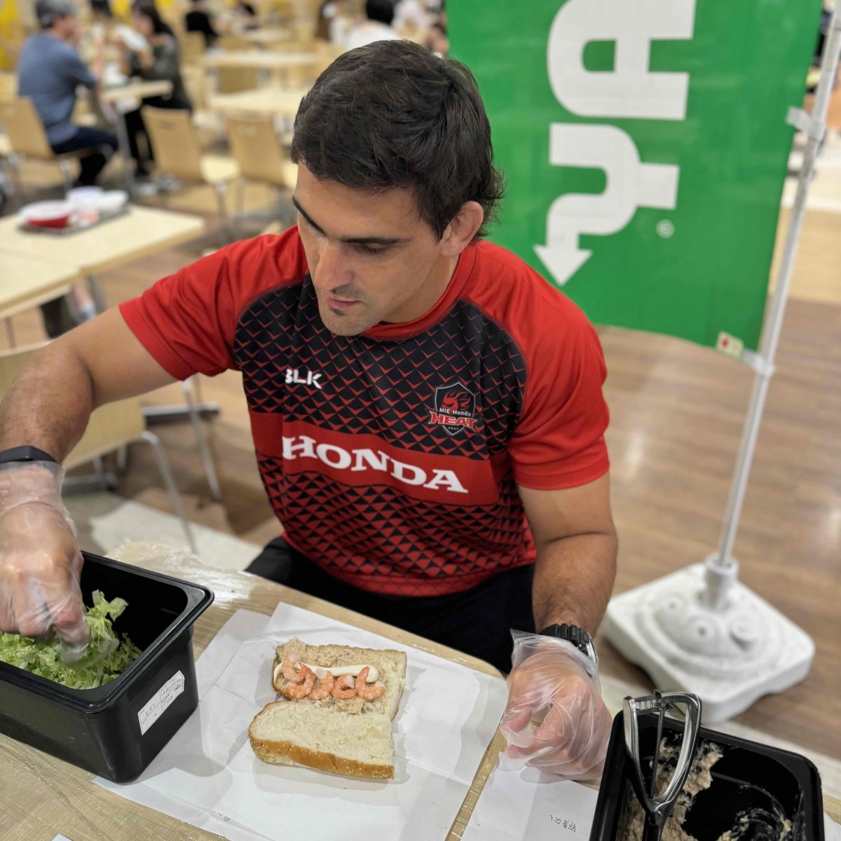 ホストタウン活動】サブウェイ×三重ホンダヒートコラボ 選手監修の