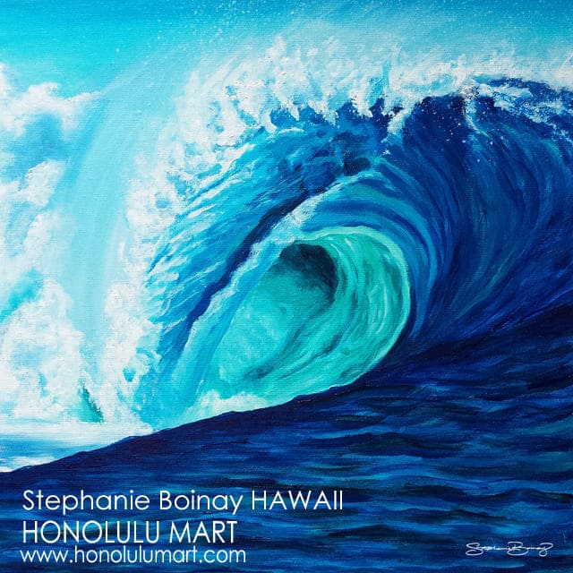 ノースショアの波の絵 | ハワイアン雑貨通販ホノルルマート