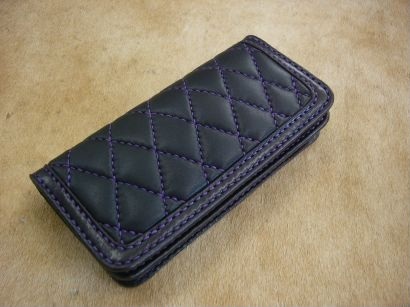 7年間使用したダイヤモンドキルティング長財布の経年変化 | 革工房