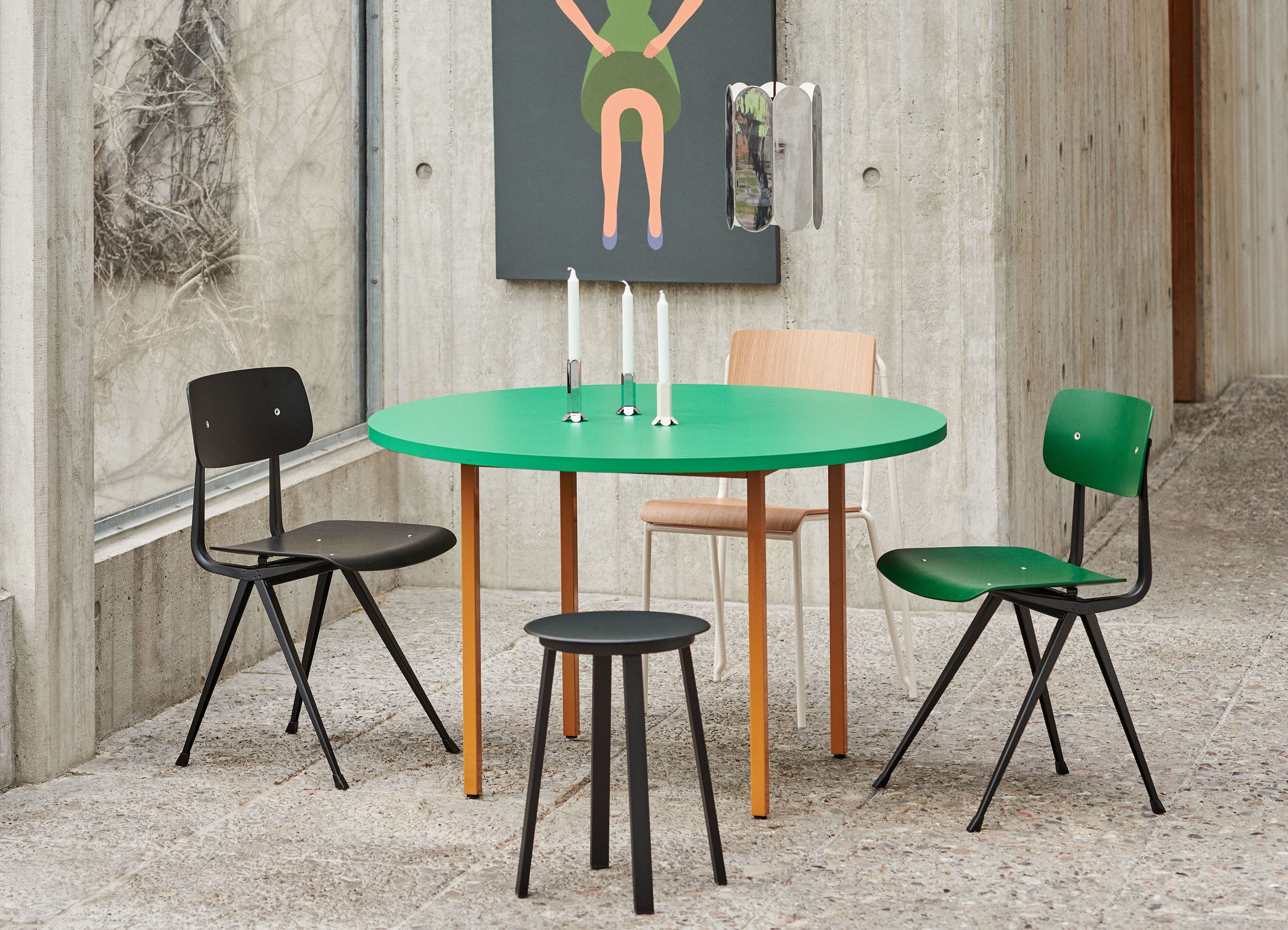 TWO-COLOUR / Φ120 x H74 cm - テーブル | 【公式】HAYオンラインストア