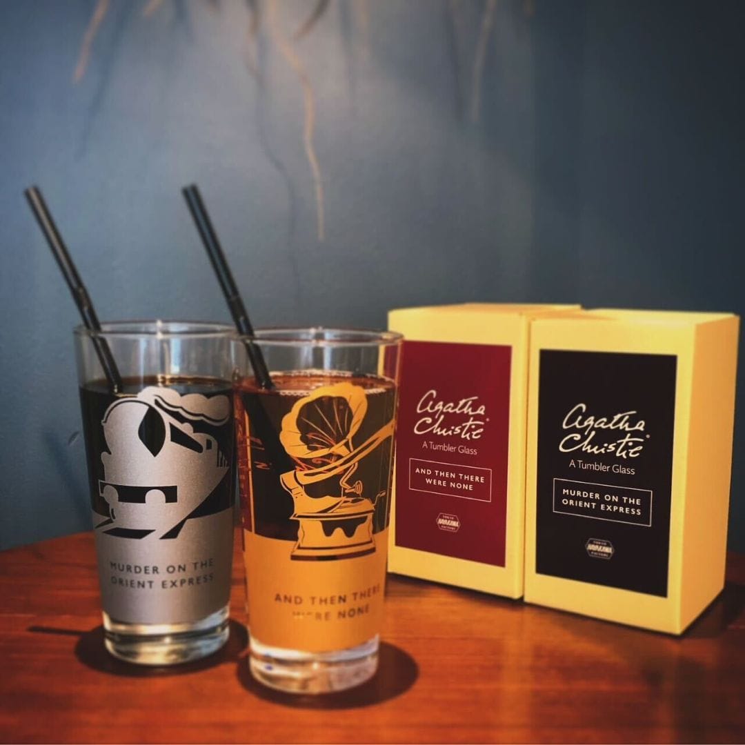 タンブラーグラス アガサ・クリスティー そして誰もいなくなった 410ml