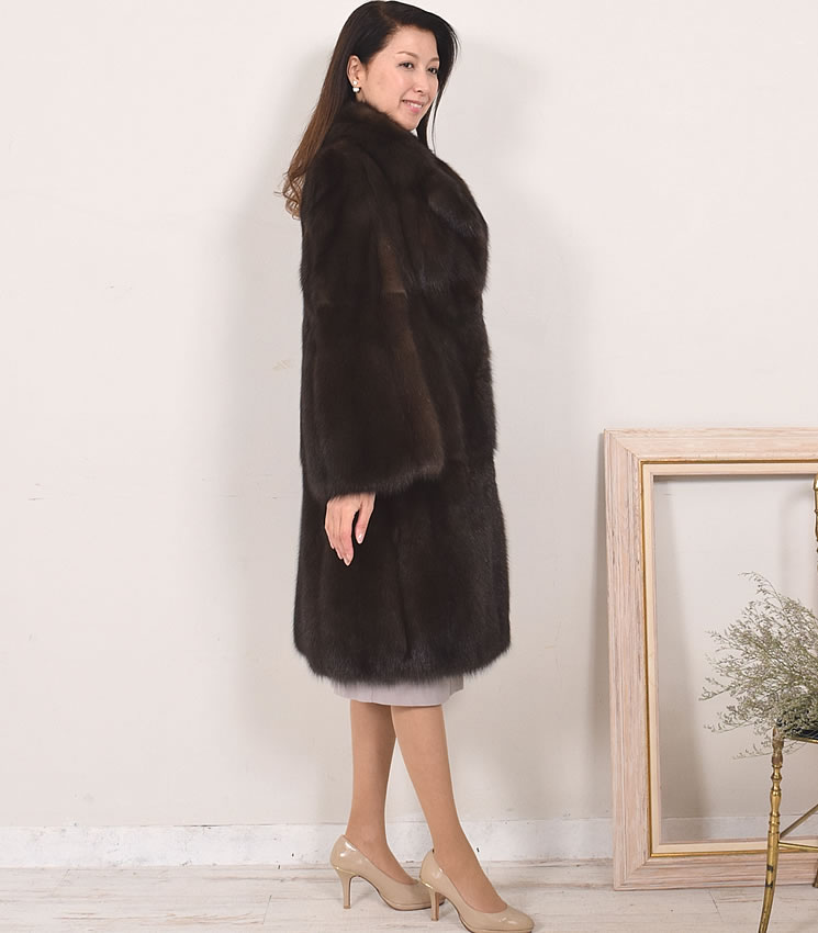 半額 会員価格適用外】[SOBOL]ロシアン セーブル ファーム ロング