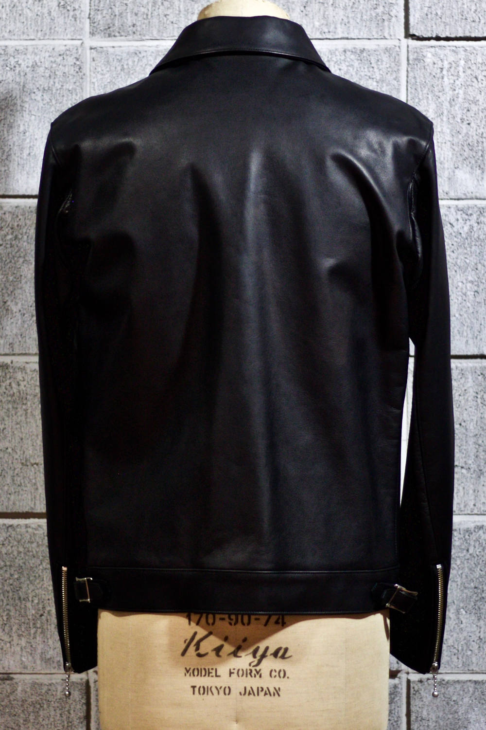 blackmeans - 945-71TJ58-5 シングル ライダース (ブラック