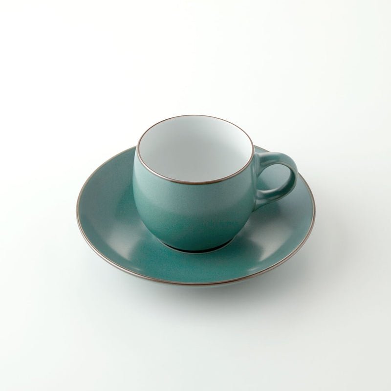 クラシック カップ＆ソーサー グリーンマット | 白山陶器直営